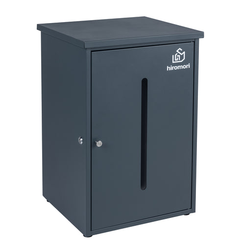 HR001 宅配ボックス 76L大容量 移動式タイプ   防水・防錆・キャスターロック付き｜屋外対応